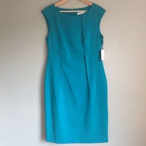 *HOST PICK* Calvin Klein Blue Solid Sheath dress